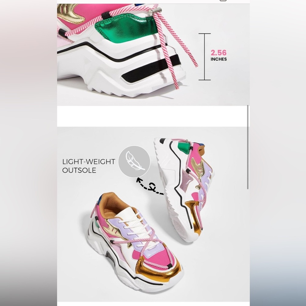 New Lucky Step Air Cooled Colorful Lightweight Sneakers - Picture 16 of 16